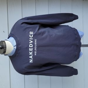 NAKEDVICE Melbourne Cotton Blend‎ Grey Size L Womens Sweatshirt Crewneck Sweater